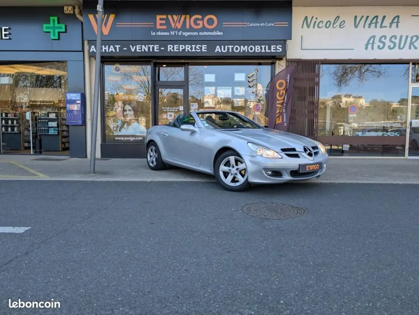 Mercedes-Benz SLK Classe Mercedes 1.8 200 KOMPRESSOR 165 BVA Gris - 1