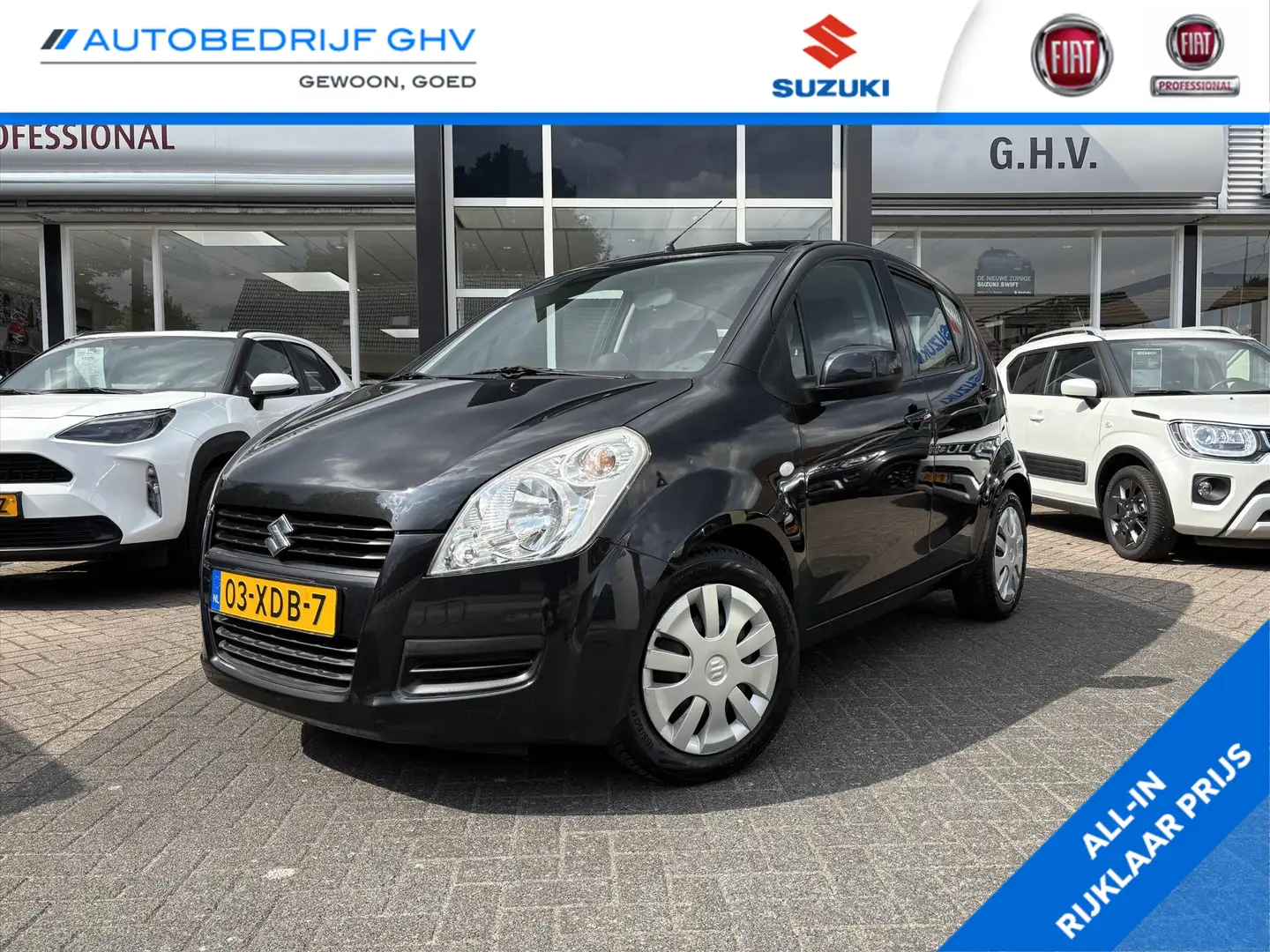 Suzuki Splash 1.0 65pk 5D Comfort | Airco | 1e eigenaar | Negru - 1