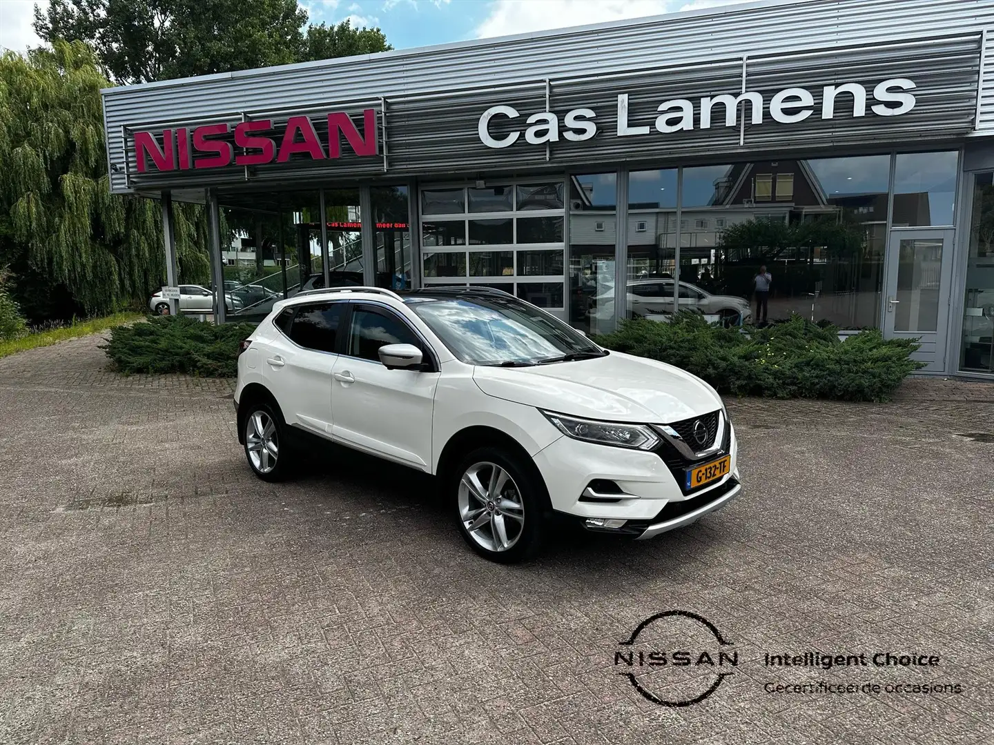 Nissan Qashqai 1.3 DIG-T 140pk N-Motion Blanc - 1