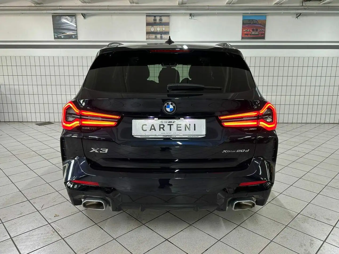 BMW X3 xdrive20d mhev 48V Msport auto Nero - 2