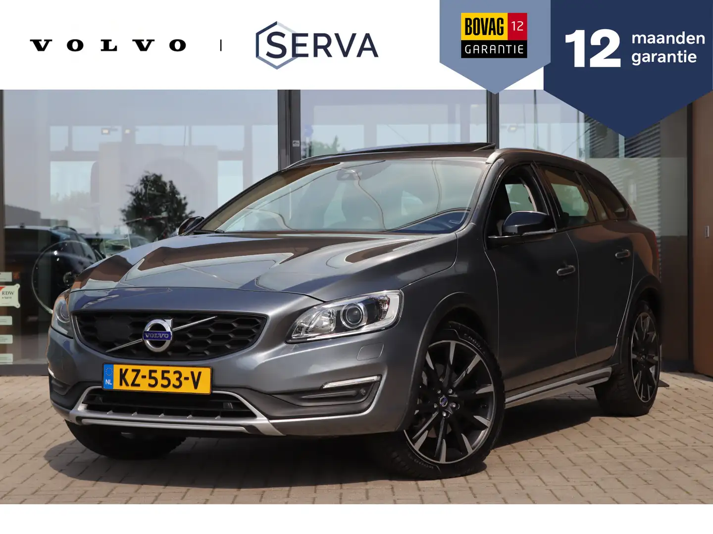 Volvo V60 Cross Country T5 AWD Summum | Luxury Line | Panoramadak | Parkee Grijs - 1