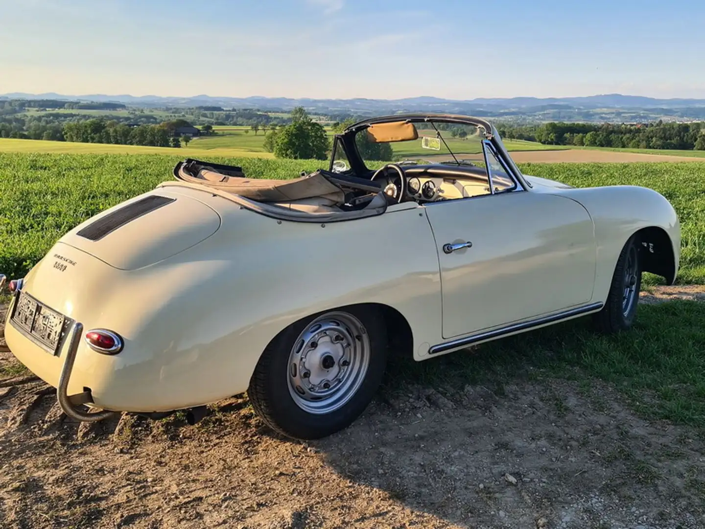 Porsche 356 Cabriolet Gelb - 2