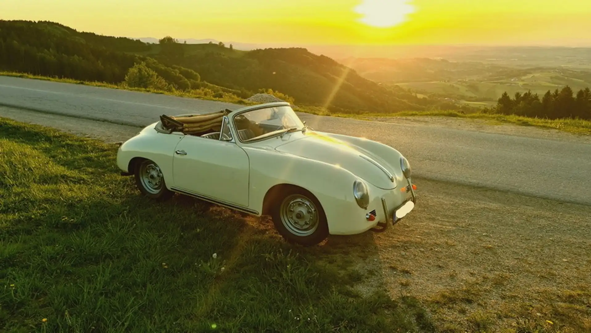 Porsche 356 Cabriolet Gelb - 1
