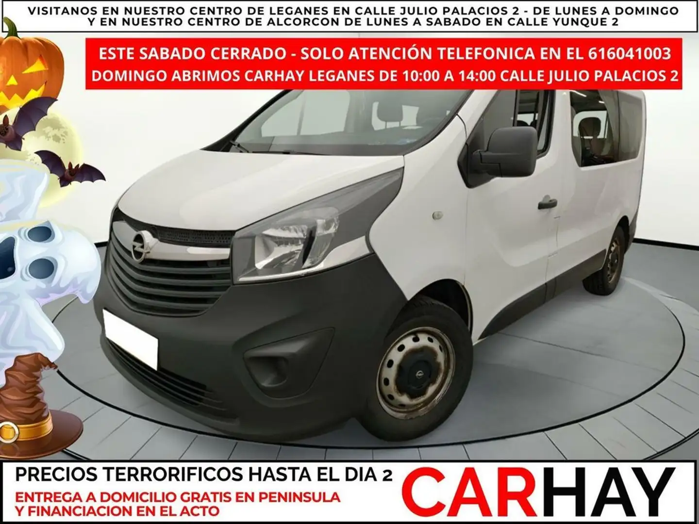 Opel Vivaro 2700 COMBI SWB DSL 1.6 CDTI 121 L1H1 9PL Blanc - 1