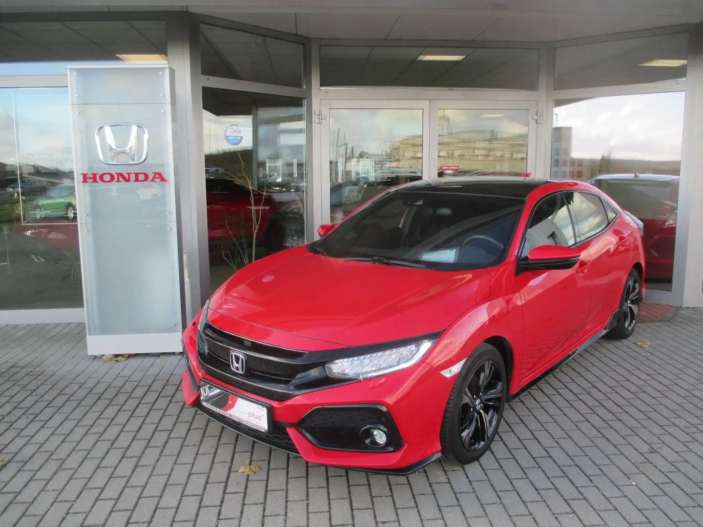 Honda Civic Lim. 5-trg. 1.5 Sport Plus"NAVI" Rot - 1