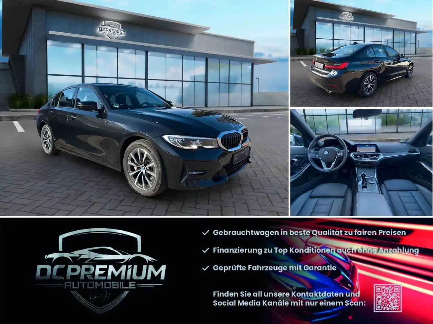 BMW 330 e Sport Line,Matrix,Leder,Innovation Paket Schwarz - 1