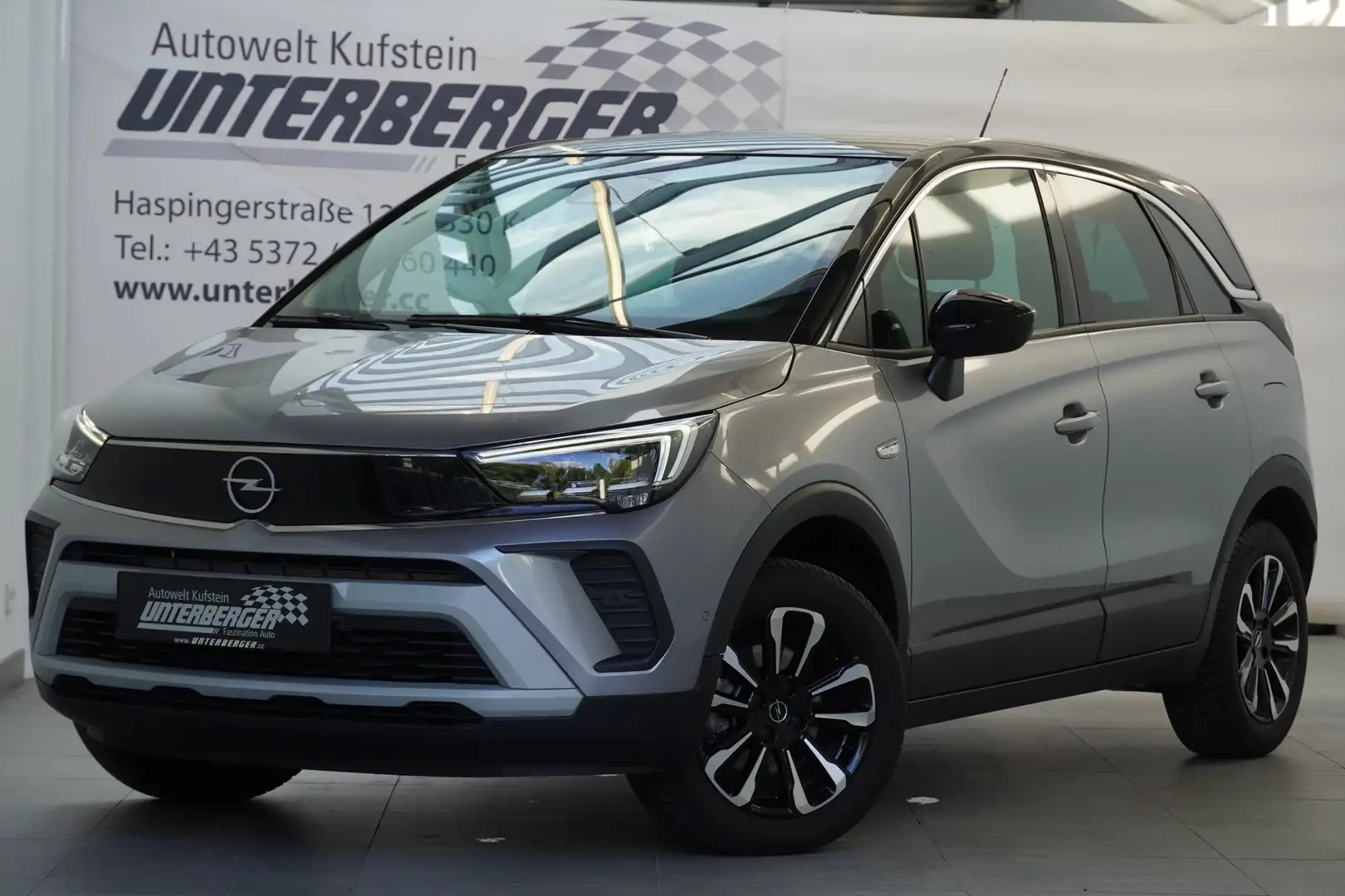 Opel Crossland 1.2 Automatik Elegance AHK RFK Silber - 1