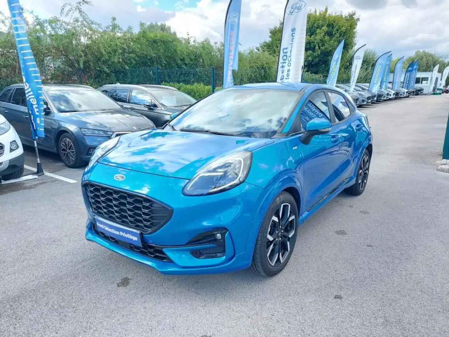Ford Puma 1.0 EcoBoost 155ch mHEV ST-Line X Bleu - 1