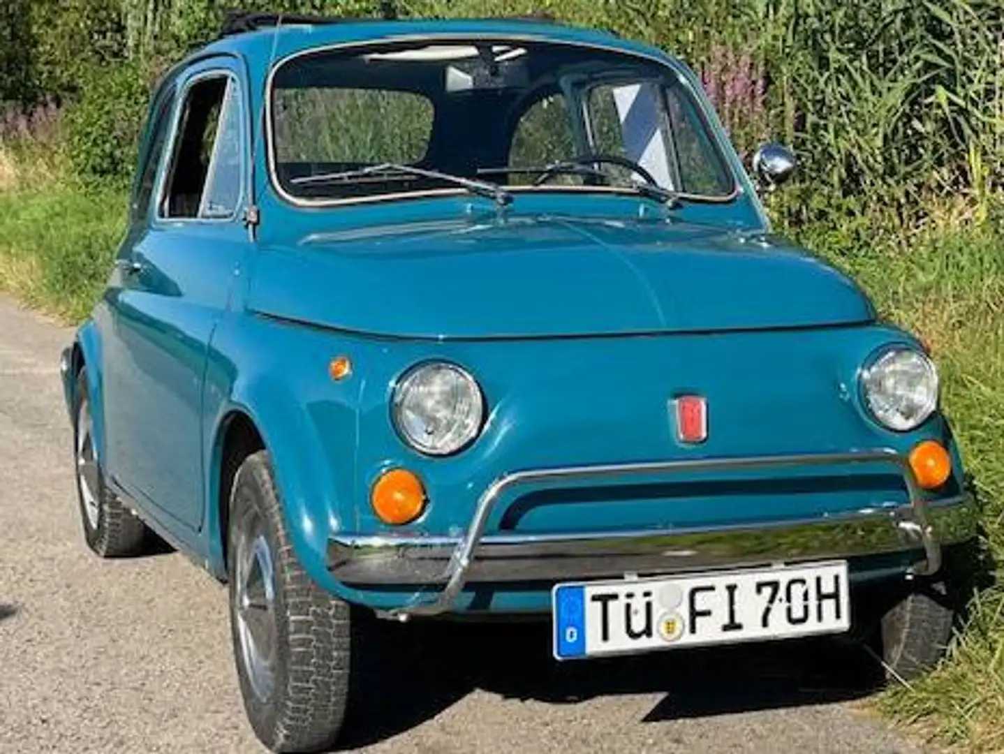 Fiat 500 Lusso Grün - 1