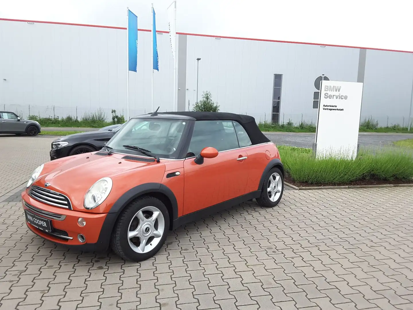 MINI Cooper Cabrio El. Verdeck,Klima,Alu,PDC,Teillede Orange - 1