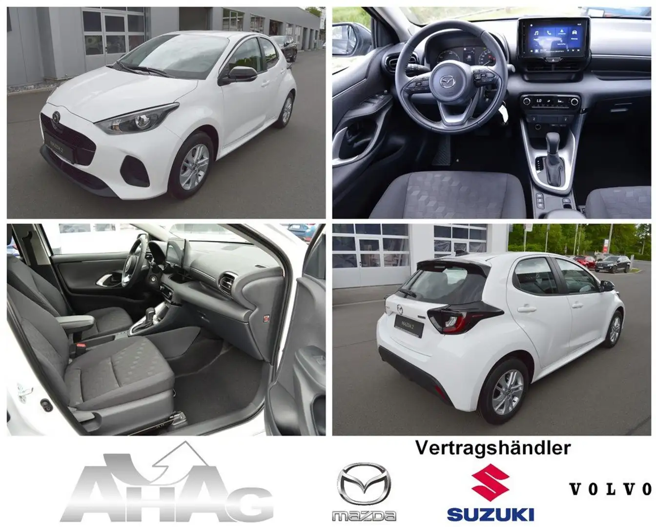 Mazda 2 Hybrid 1.5 VVT-i 116 CVT Centre-Line *SH+Cam+DAB* Wit - 1