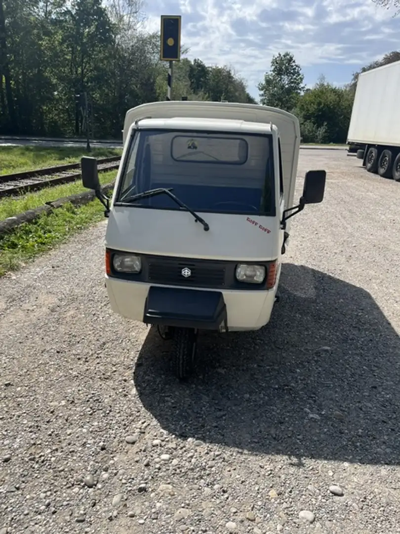 Piaggio Ape APE TM 703 Benzin, Koffer Weiß - 1