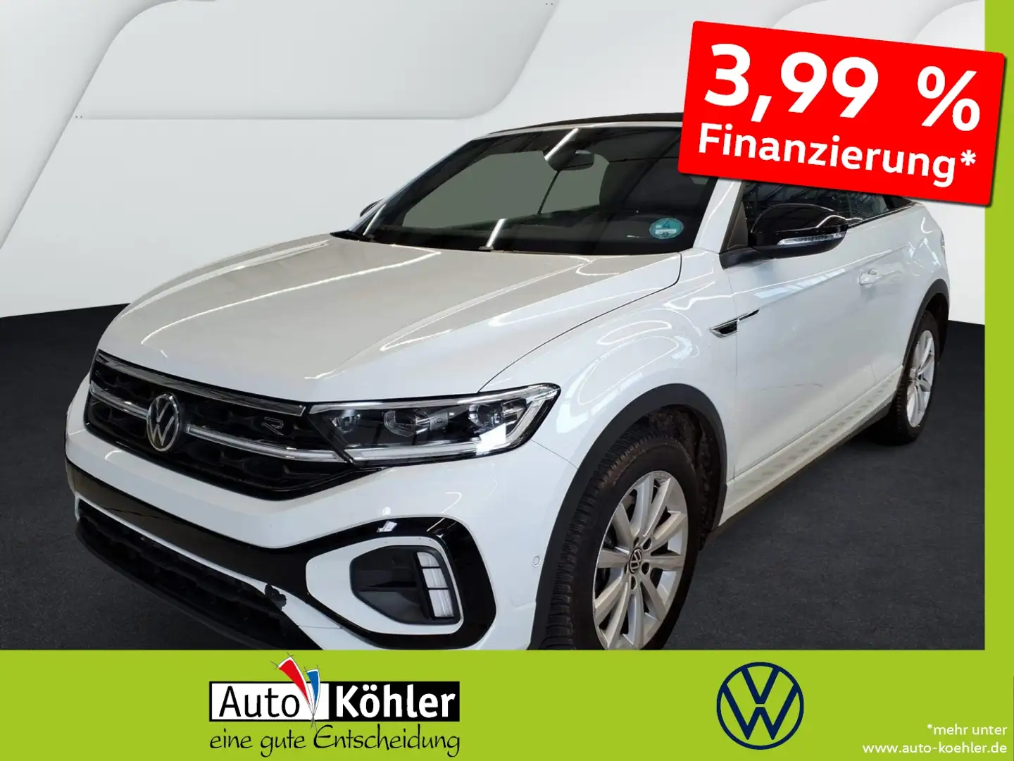 Volkswagen T-Roc Cabriolet R-Line TSi DSG Black+CarPlay+ACC Schwarz - 1