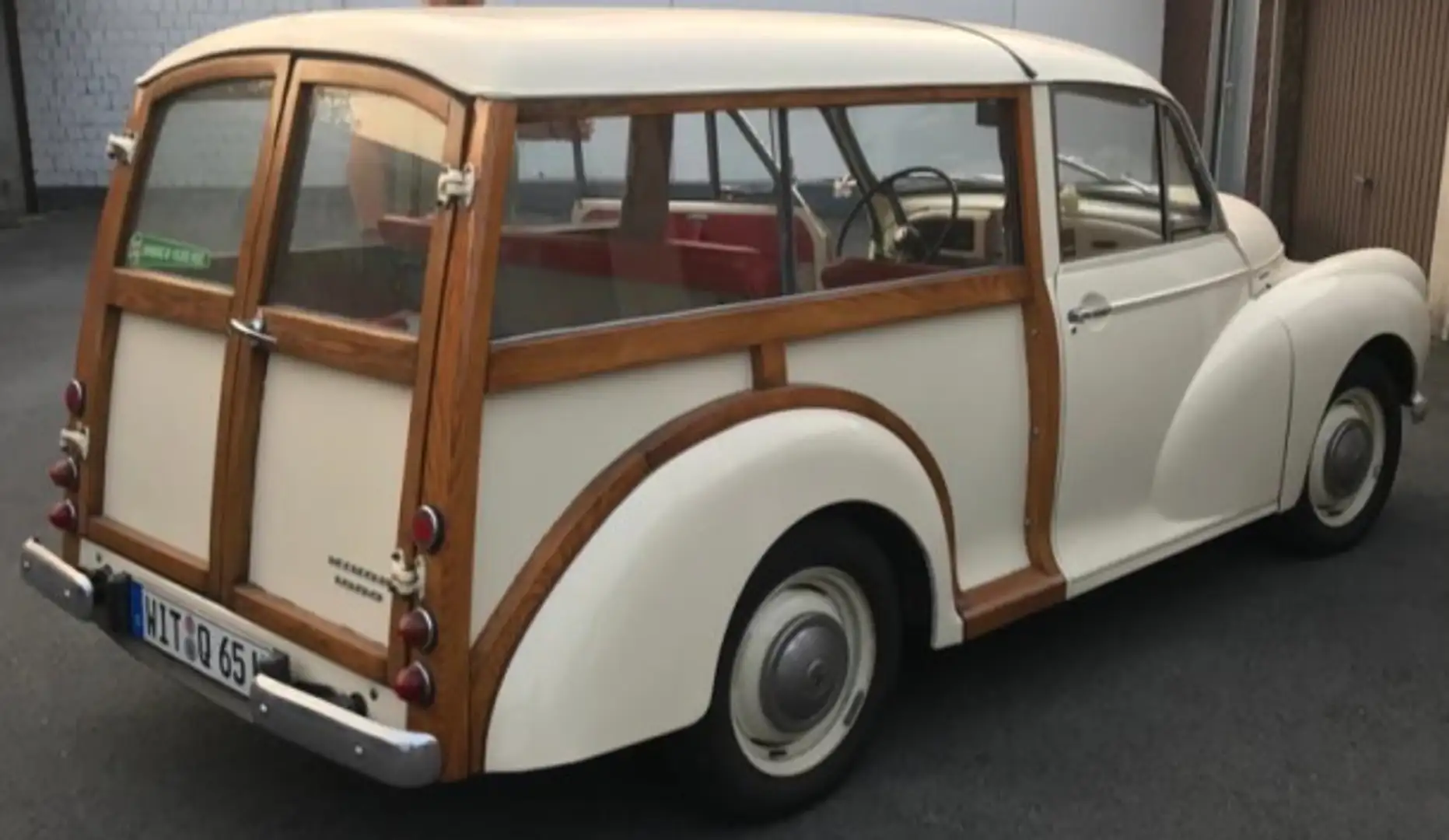 Oldtimer Morris Minor Traveller 1000 Woody Grau - 1