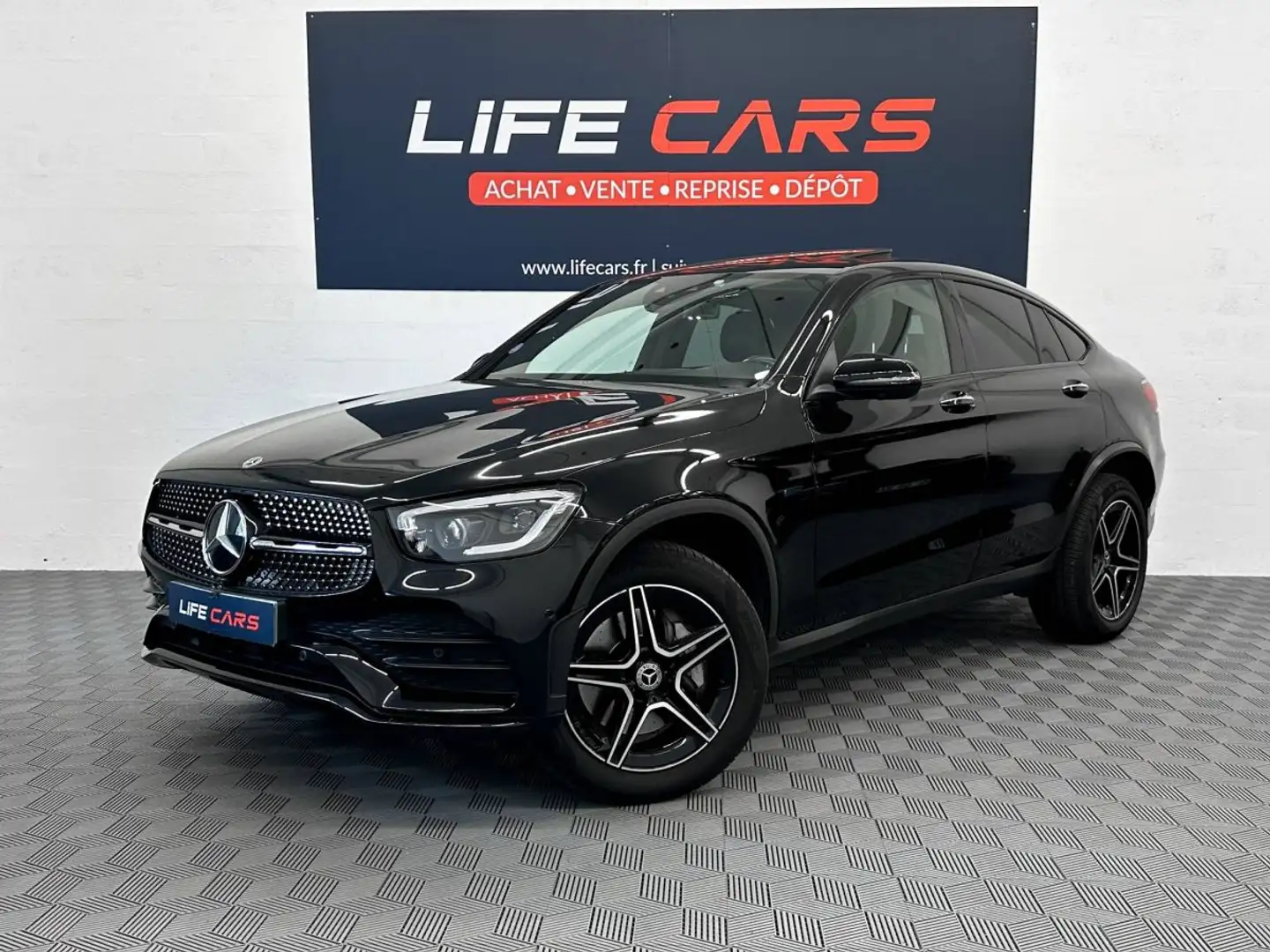 Mercedes-Benz GLC 300 Coupe Mercedes COUPE 300DE 194CH%2B122CH 4Matic AM Noir - 2