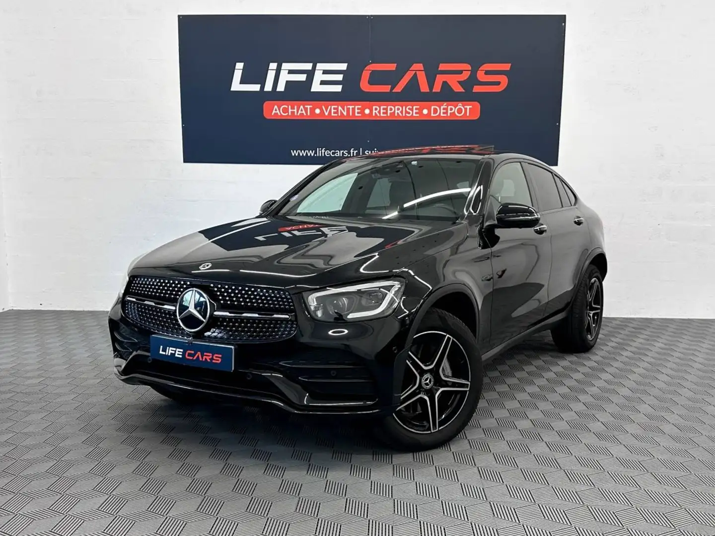 Mercedes-Benz GLC 300 Coupe Mercedes COUPE 300DE 194CH%2B122CH 4Matic AM Noir - 1