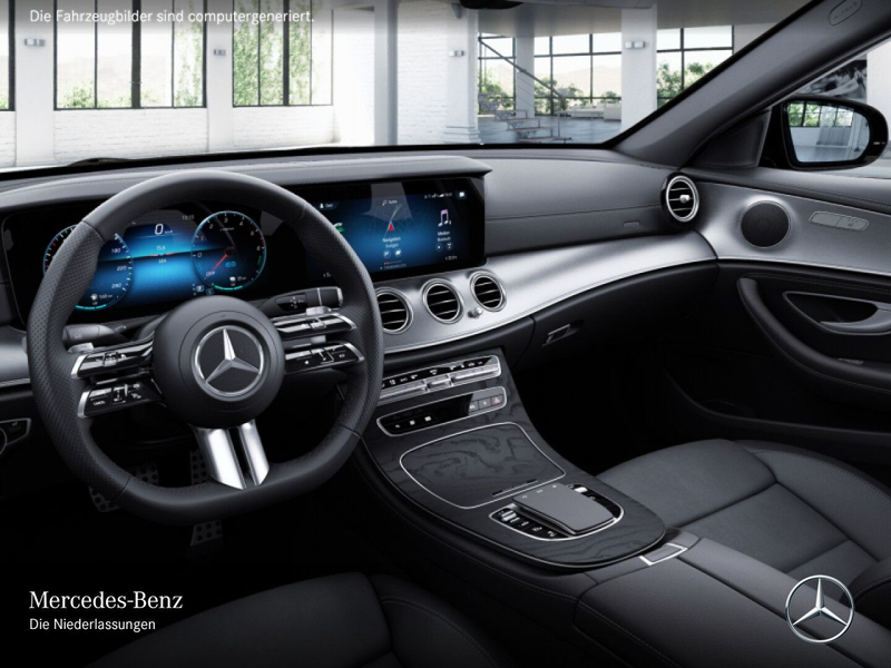 Mercedes-Benz E 300 de AMG+NIGHT+PANO+360+LED+FAHRASS+9G — photo 11