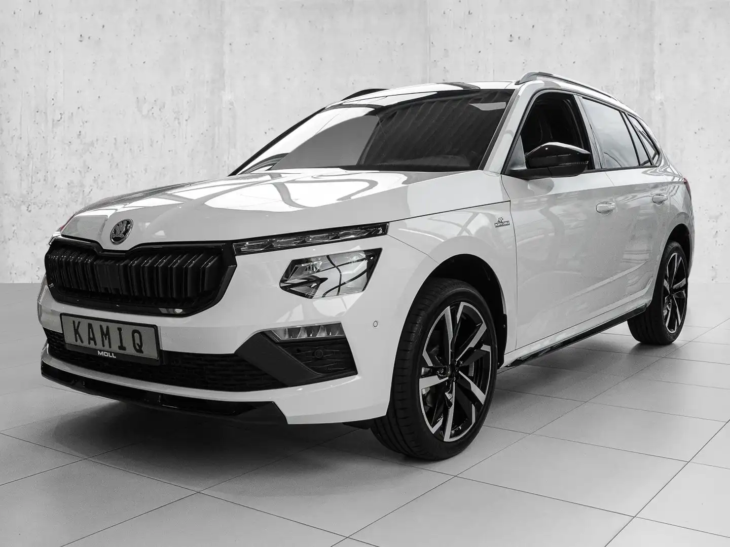 Skoda Kamiq 1.5 TSI DSG Monte Carlo KLIMA ACC AHK AUT Weiß - 2