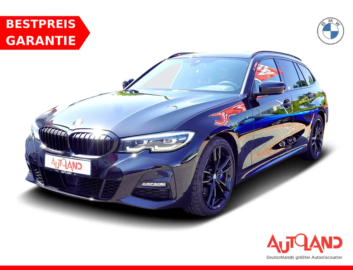 BMW 330 330i xDrive M Sport Aut. LED Navi Alcantara ACC Schwarz - 1