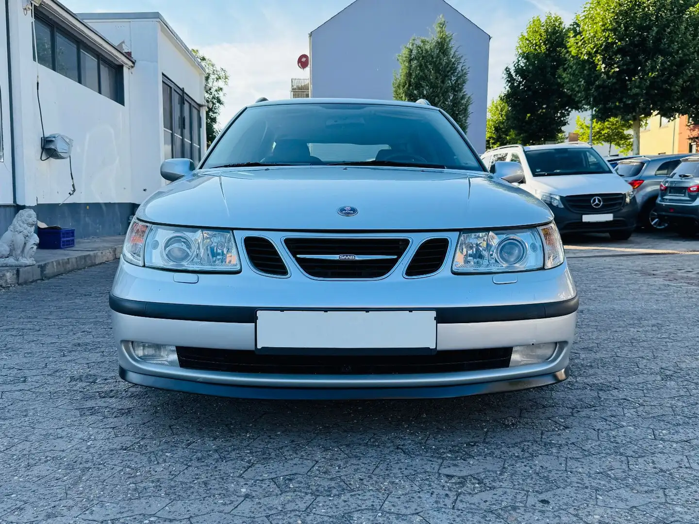 Saab 9-5 2.2 TiD Linear Kombi Leder Sitzheizung PDC Silber - 2