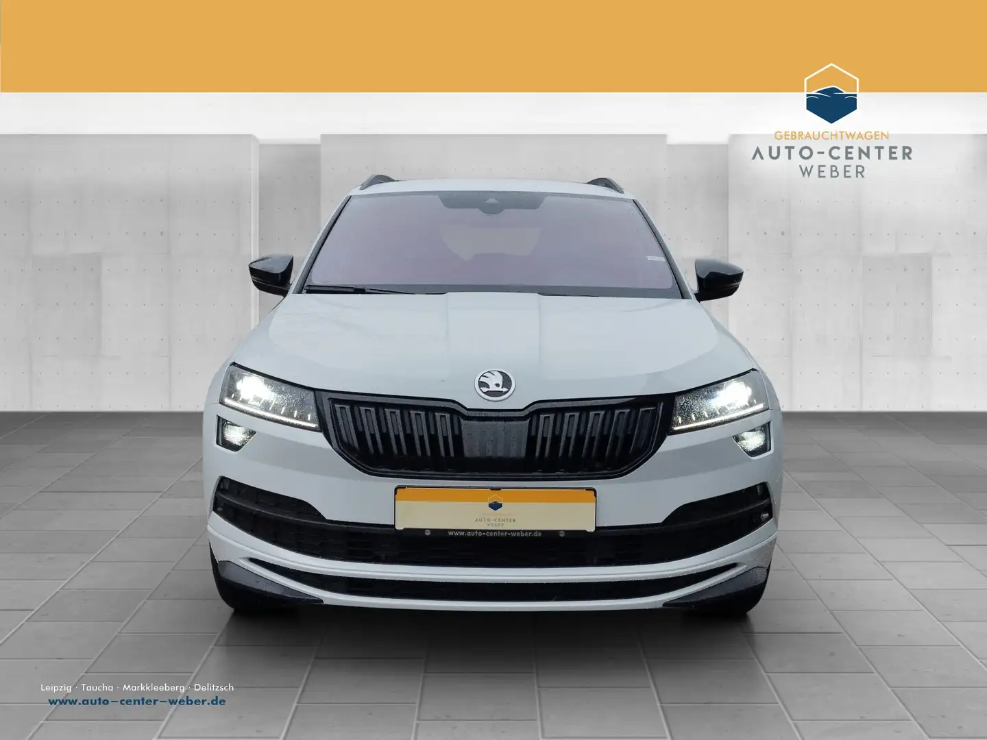 Skoda Karoq 2.0 TSI Sportline 4x4 DSG 4xSHZ*ACC*AHK*LM Weiß - 2