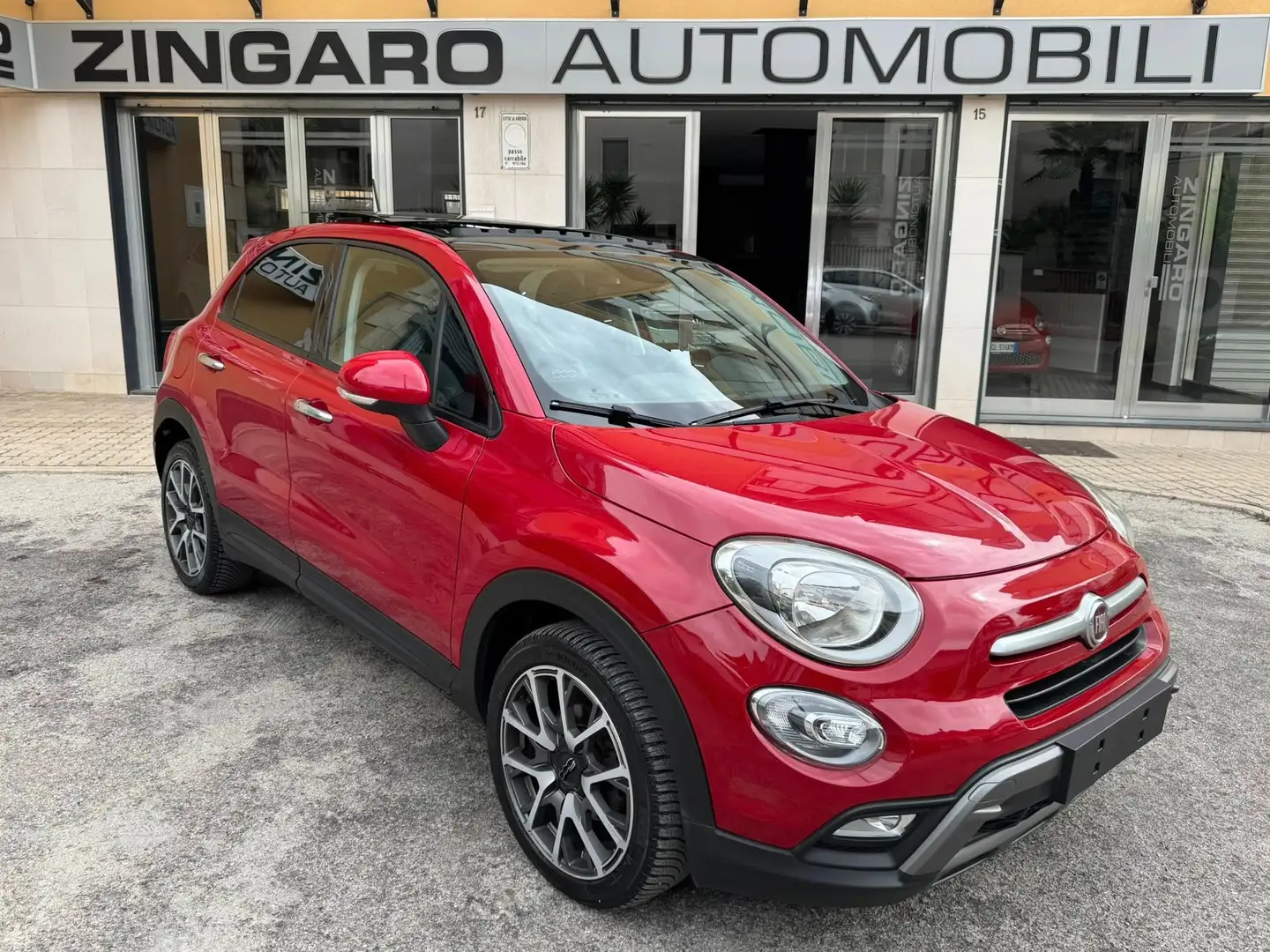 Fiat 500X CROSS 1.6 MJ 120 CV. TETTO+NAVI+CERCHI Rosso - 1