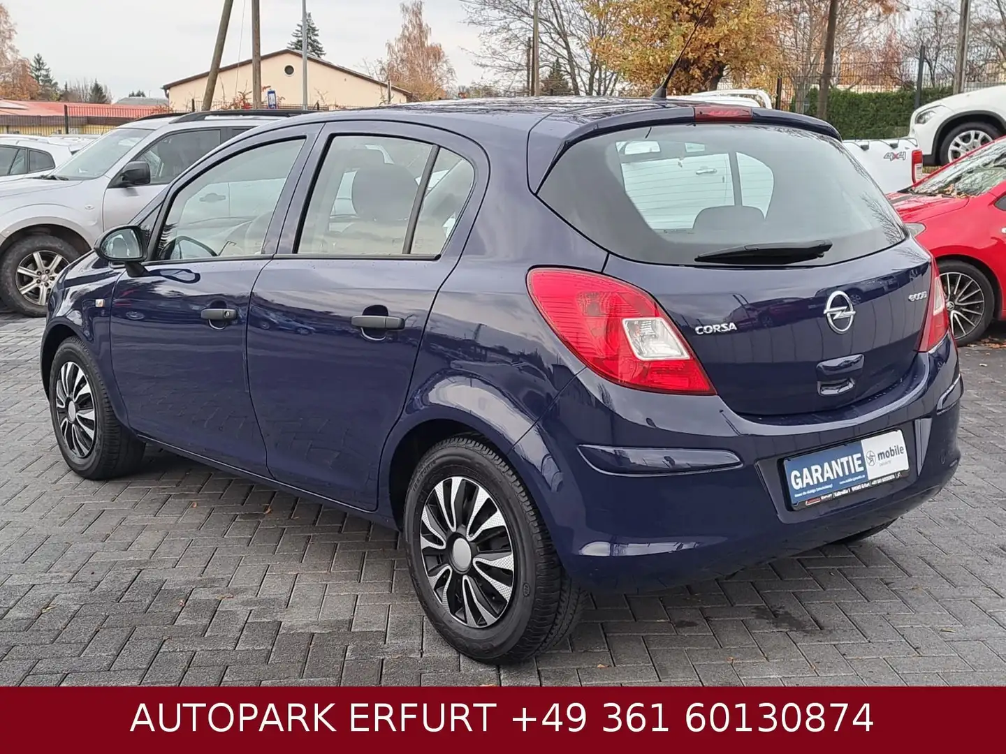 Opel Corsa D Selection Automatik*Klima*Temp*Navi*Phon Blau - 2