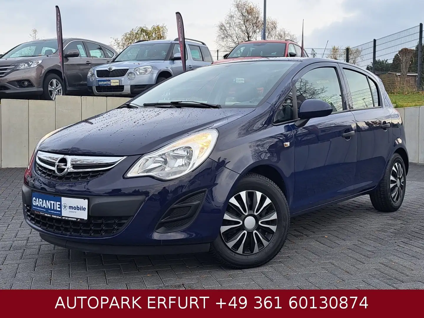 Opel Corsa D Selection Automatik*Klima*Temp*Navi*Phon Blau - 1
