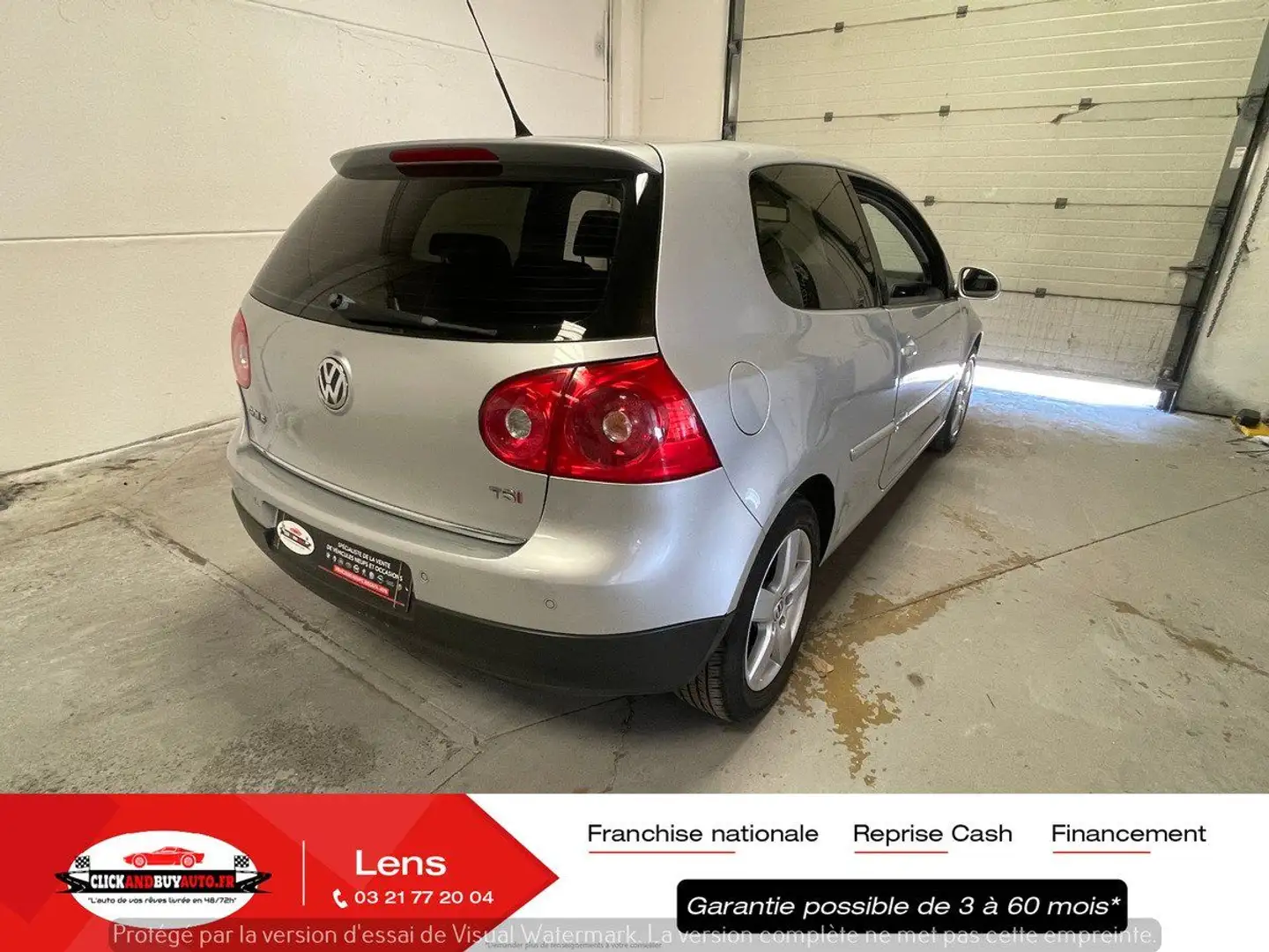 Volkswagen Golf V 1.4TSI CONFORTLINE 120CV DSG // BVA / AIDE STATIONNEMENT AR / SIEGES CHAUFFANTS Gris - 2