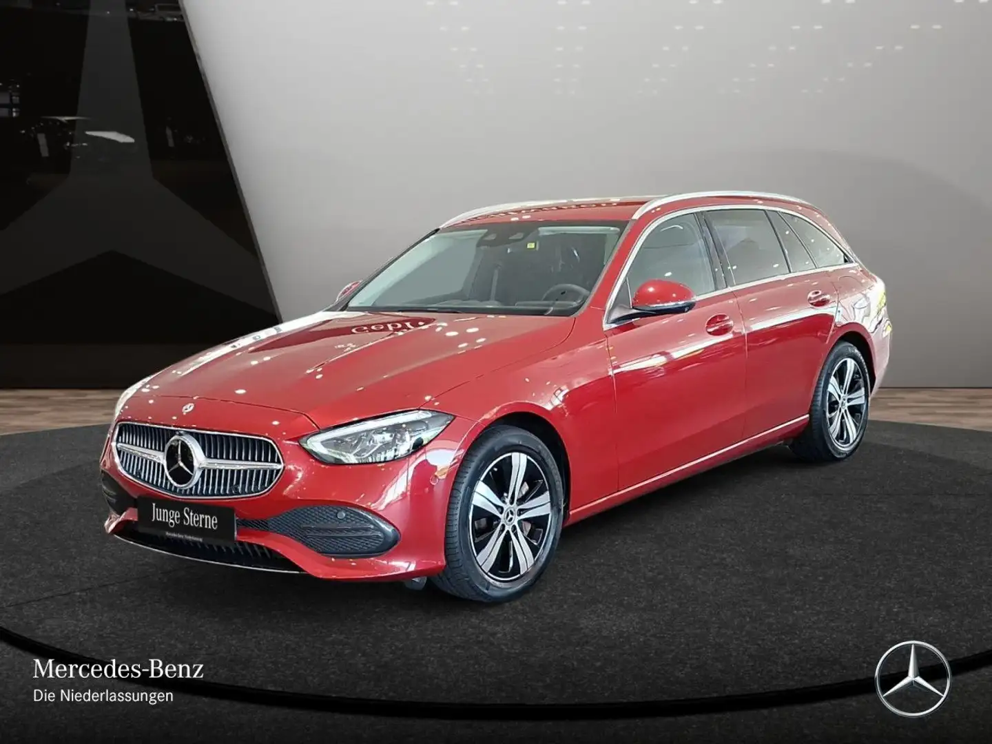 Mercedes-Benz C 300 e T AVANTG+360+LED+KEYLESS+9G Rot - 2