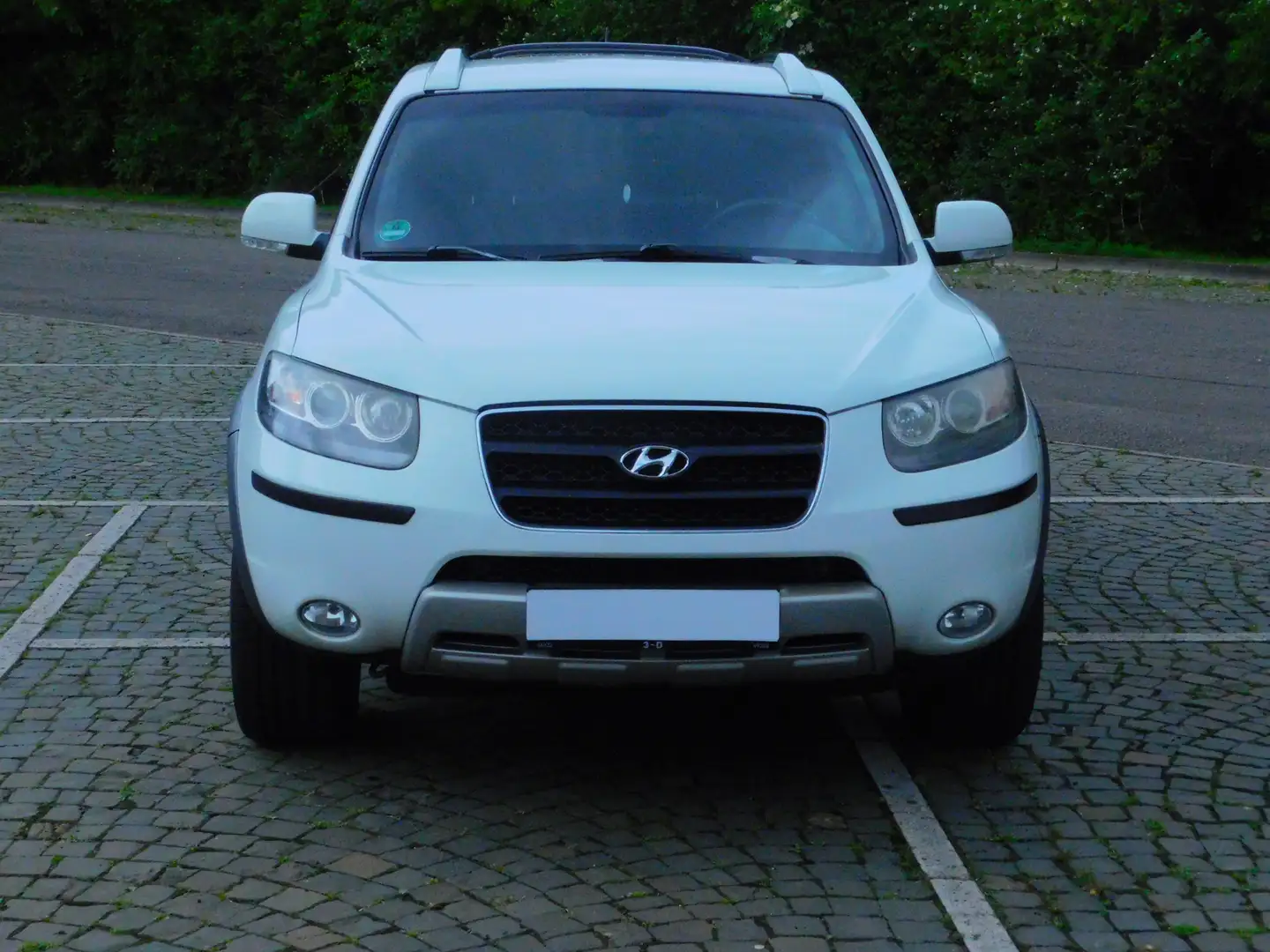 Hyundai SANTA FE Edition+/ Sondermodel Vanilla White/AHK/TOP Blanco - 2