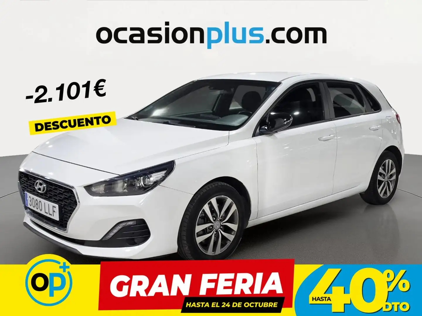Hyundai i30 1.6CRDi Klass 95 Blanco - 1