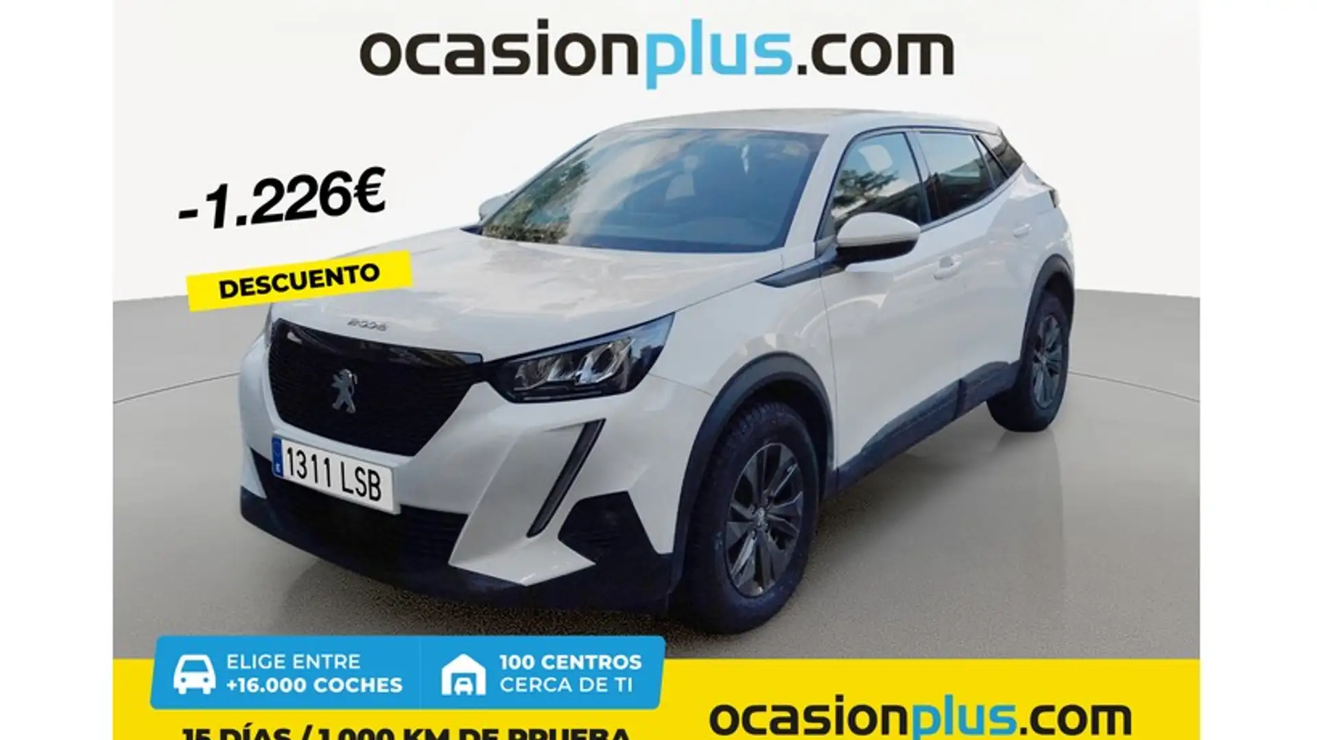 Peugeot 2008 1.2 PureTech S&S Active Pack 100 Blanc - 1