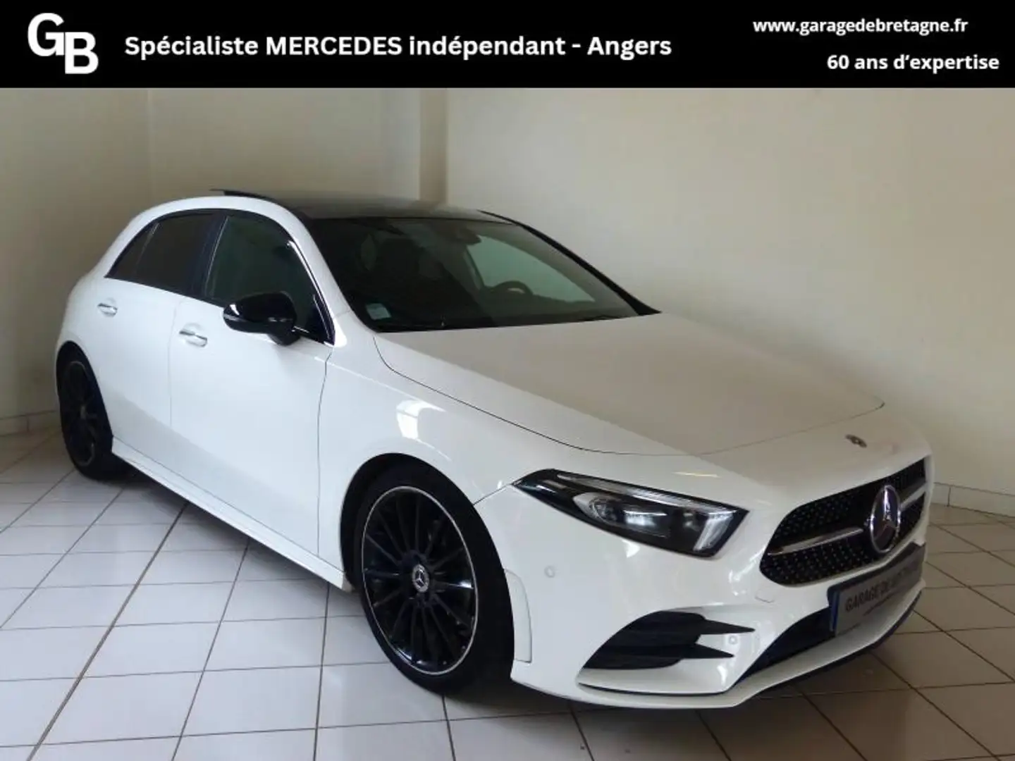 Mercedes-Benz A 200 200 163ch AMG Line 7G-DCT Blanc - 1