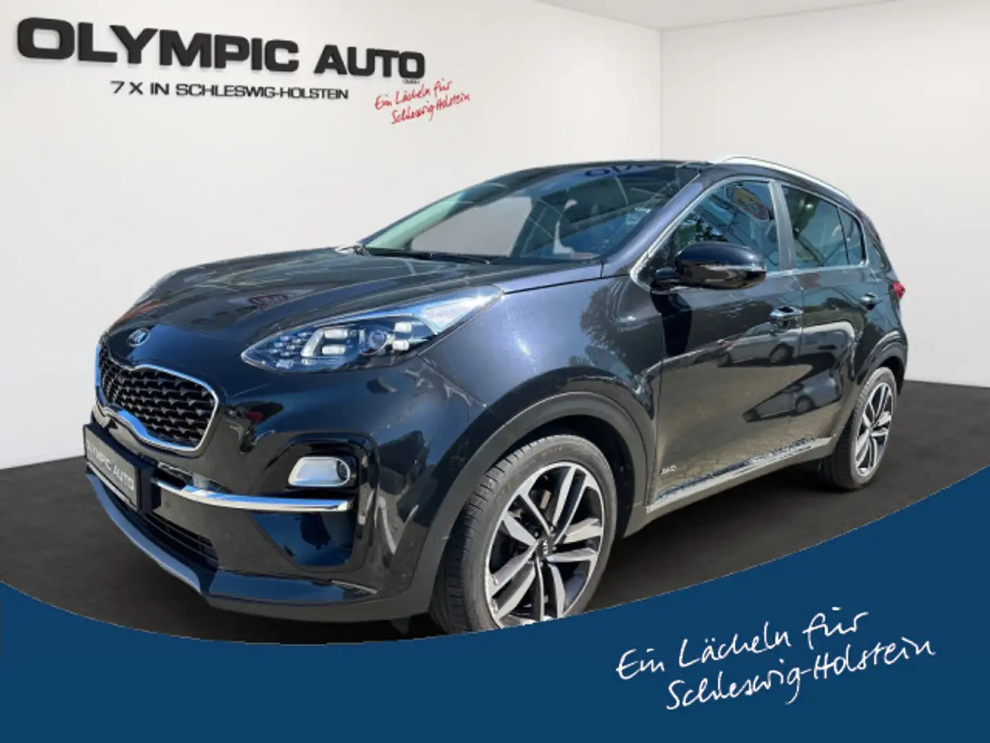 Kia Sportage Platinum Edition 4WD Leder Navi 360°SHZ Negro - 1