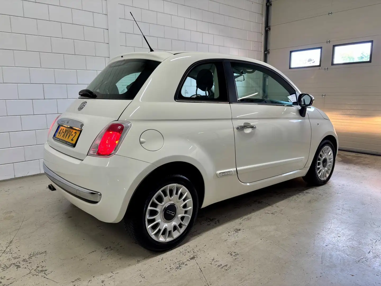 Fiat 500 0.9 TwinAir Turbo 86Pk Bj.12|Airco|Lmv|Dealer Onde Wit - 2