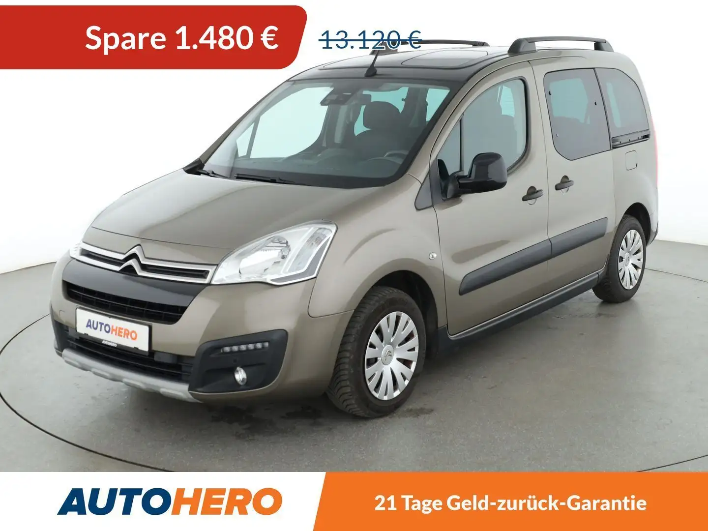 Citroen Berlingo 1.6 Blue-HDi XTR *NAVI*PDC*ALU*KLIMA*TEMPO* Braun - 1