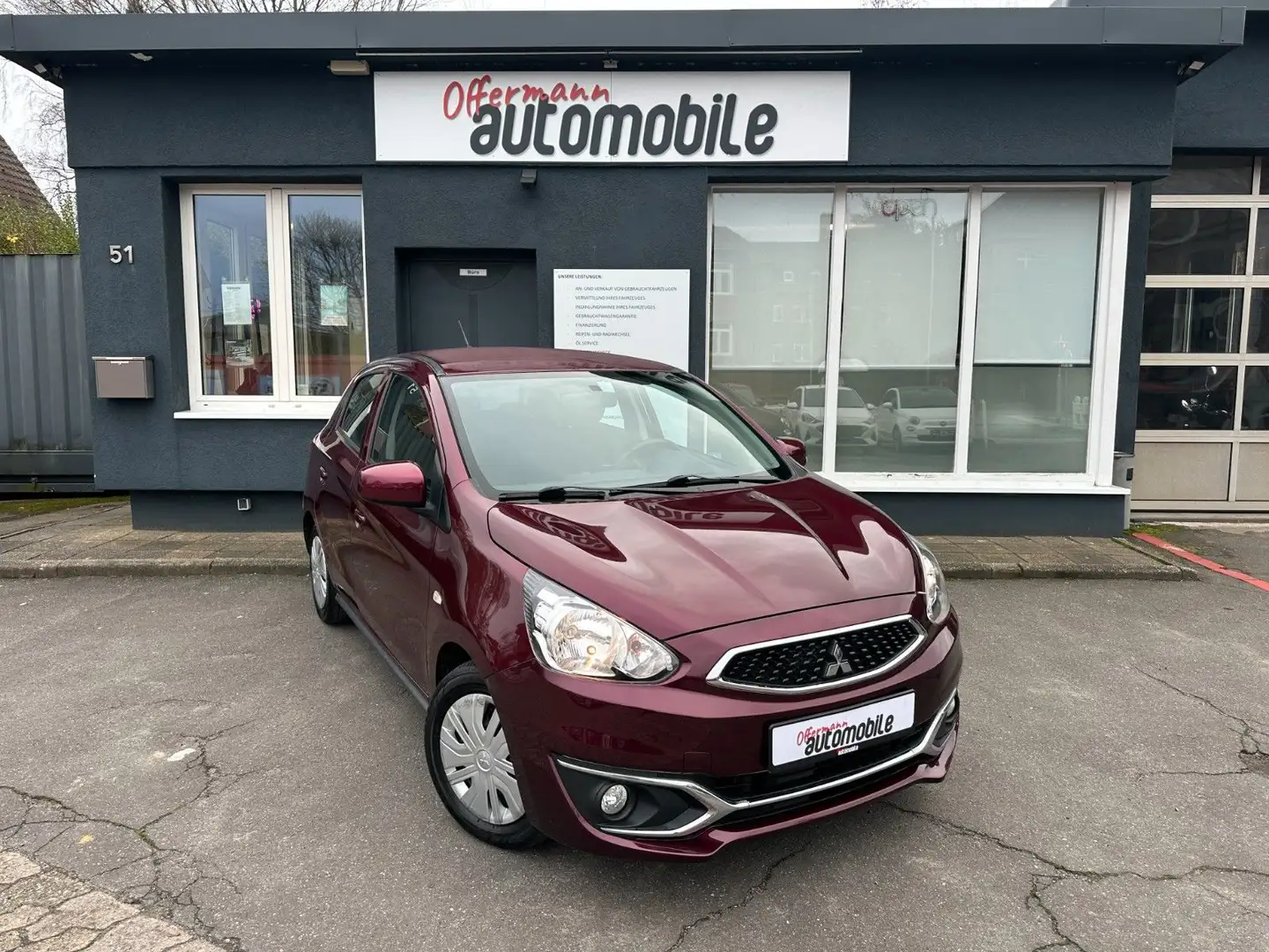 Mitsubishi Space Star *Zv*Klima*1HAND*Scheckheft*HuNEU* Piros - 1