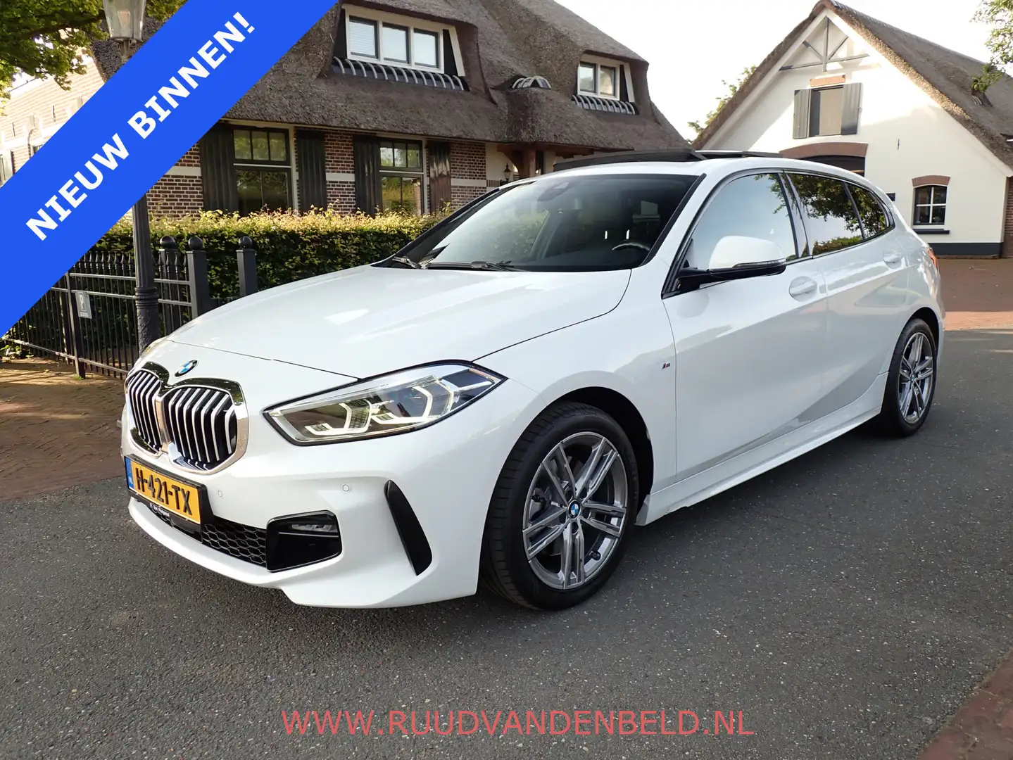 BMW 118 1-serie 118i AUT. M-PAKKET SCHUIFDAK/SHADOWLINE/VI Wit - 1