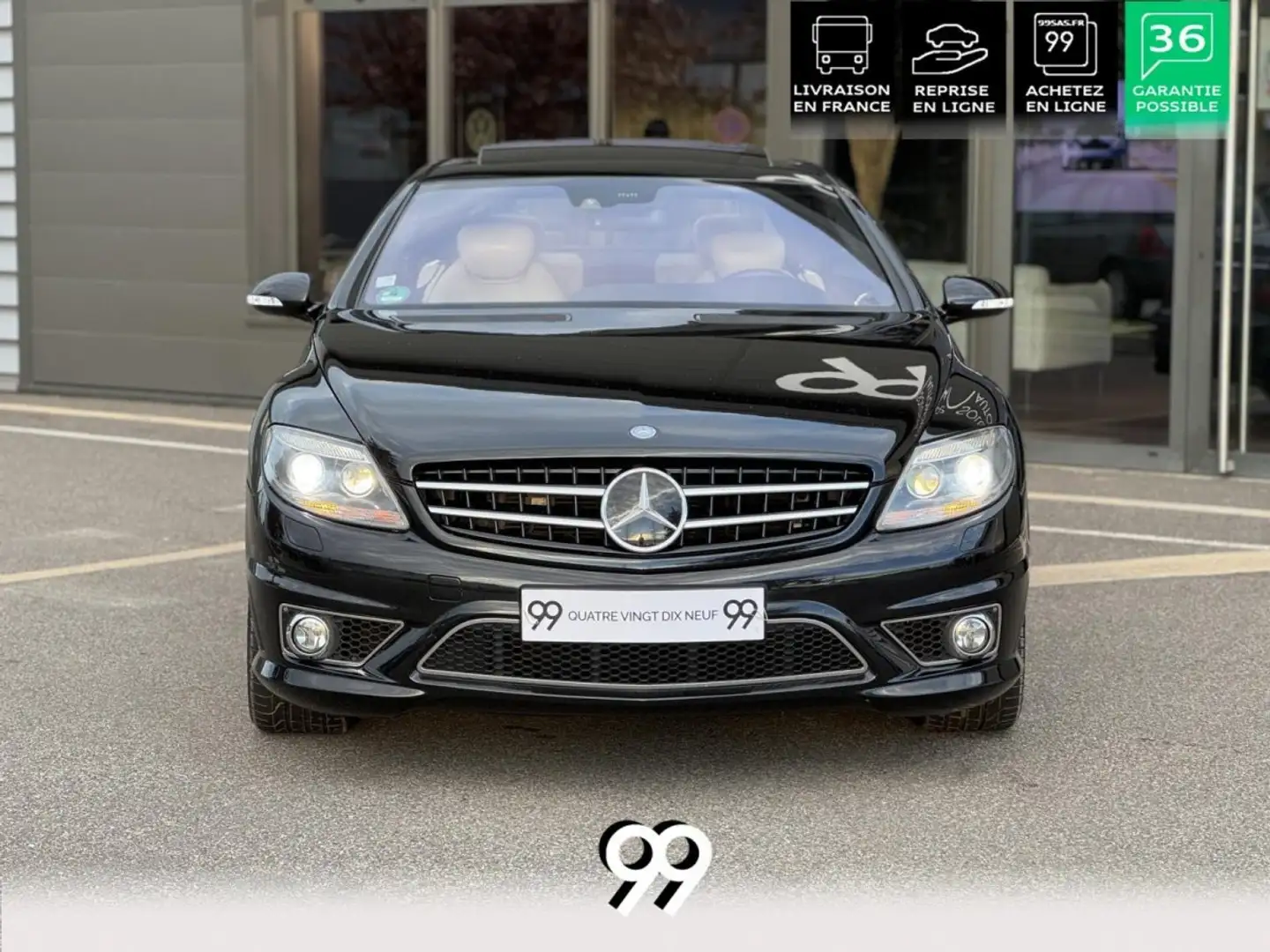 Mercedes-Benz CL Coupé 63 AMG 6.3L PANO DESIGNO NOCTURNE CAMERA ACC LIVRAISON REPRISE Schwarz - 2