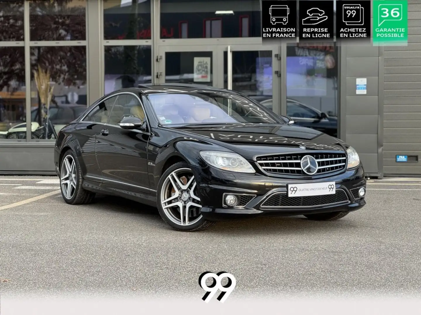 Mercedes-Benz CL Coupé 63 AMG 6.3L PANO DESIGNO NOCTURNE CAMERA ACC LIVRAISON REPRISE Schwarz - 1