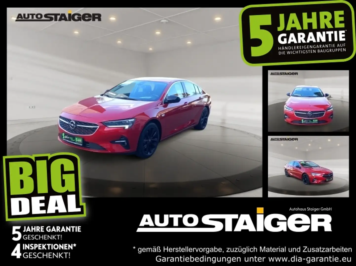 Opel Insignia B GS 2.0 SHT  Business AHK-abnehmbar, Rot - 1