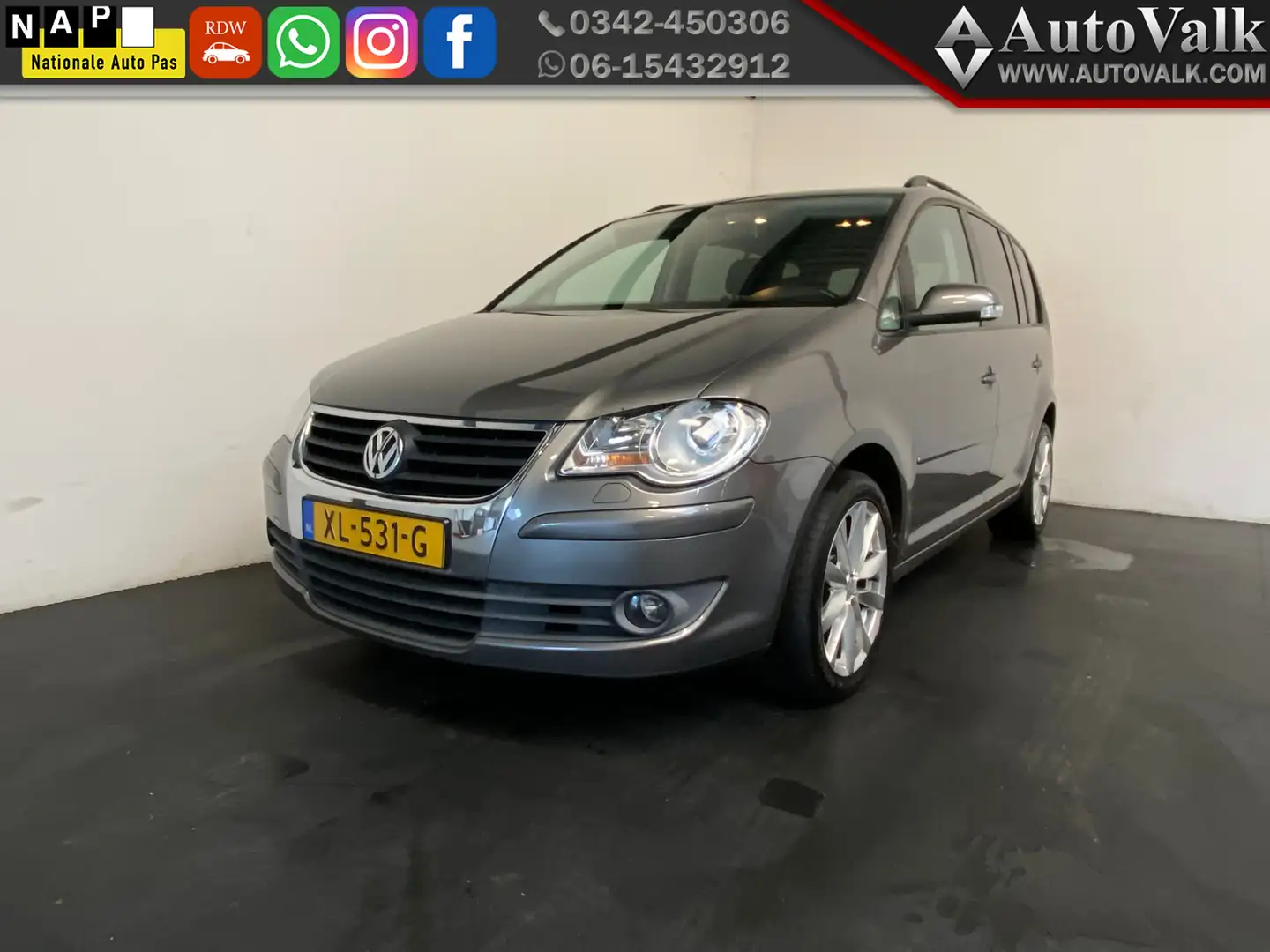 Volkswagen Touran 1.4 TSI Highline. Trekhaak! Gris - 1