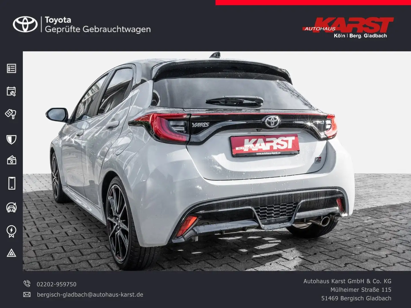 Toyota Yaris - 1.5 l Hyb 5-türig GR Sport siva - 2