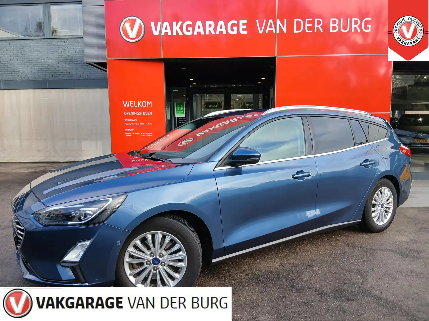Ford Focus Wagon 1.5 EcoBoost ST Business Blauw - 1