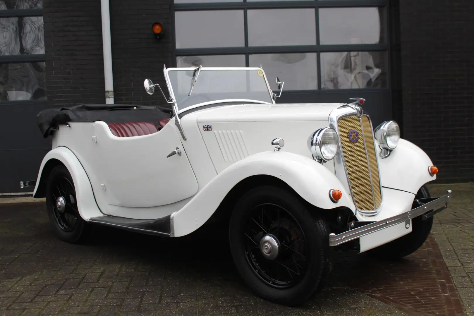 Oldtimer Morris Minor Eight Tourer Convertible ZEER ZELDZAAM, UNIEK! Ser Weiß - 2