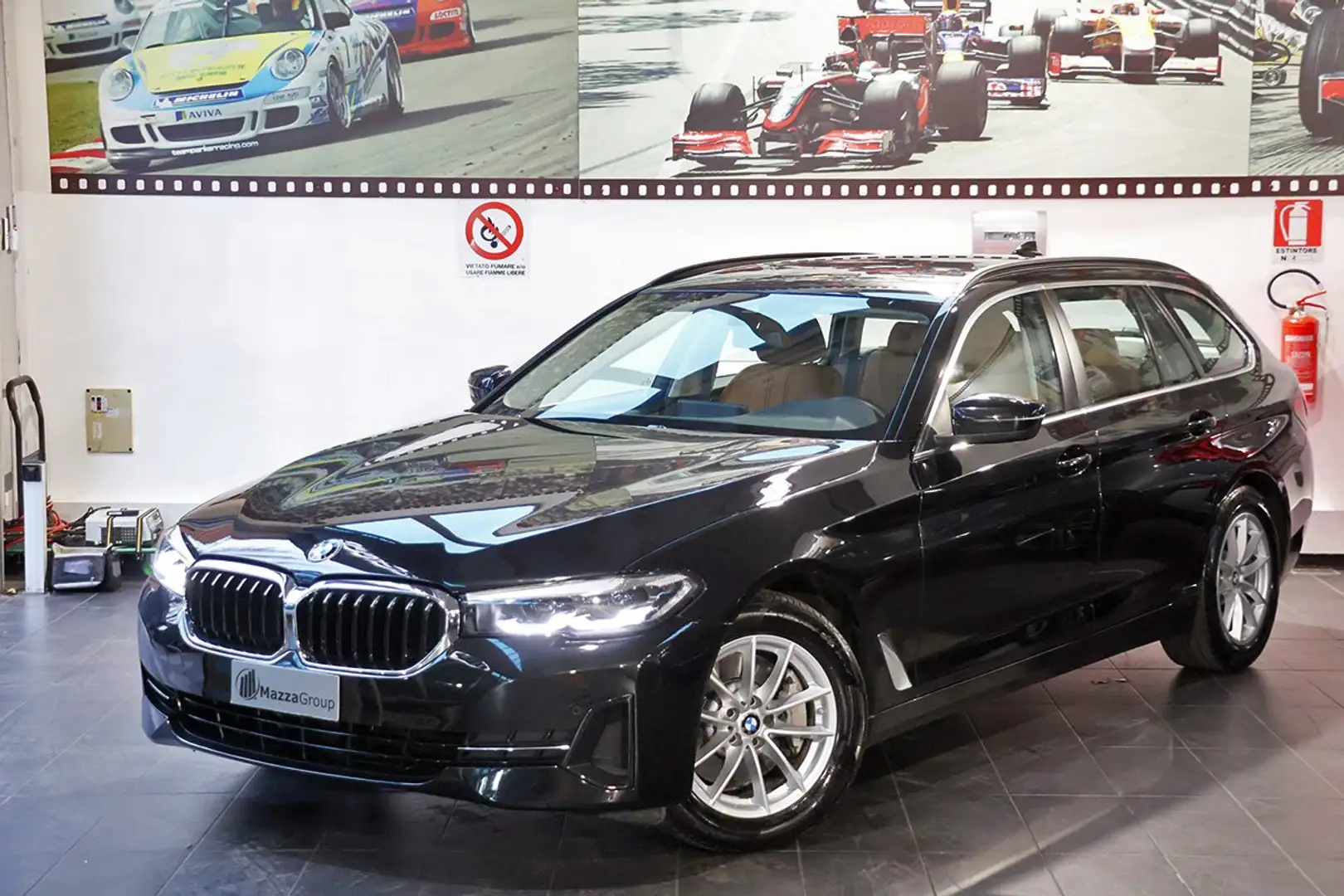 BMW 530 i 48V xDrive Touring Business - PELLE COGNAC/ADAS Nero - 1