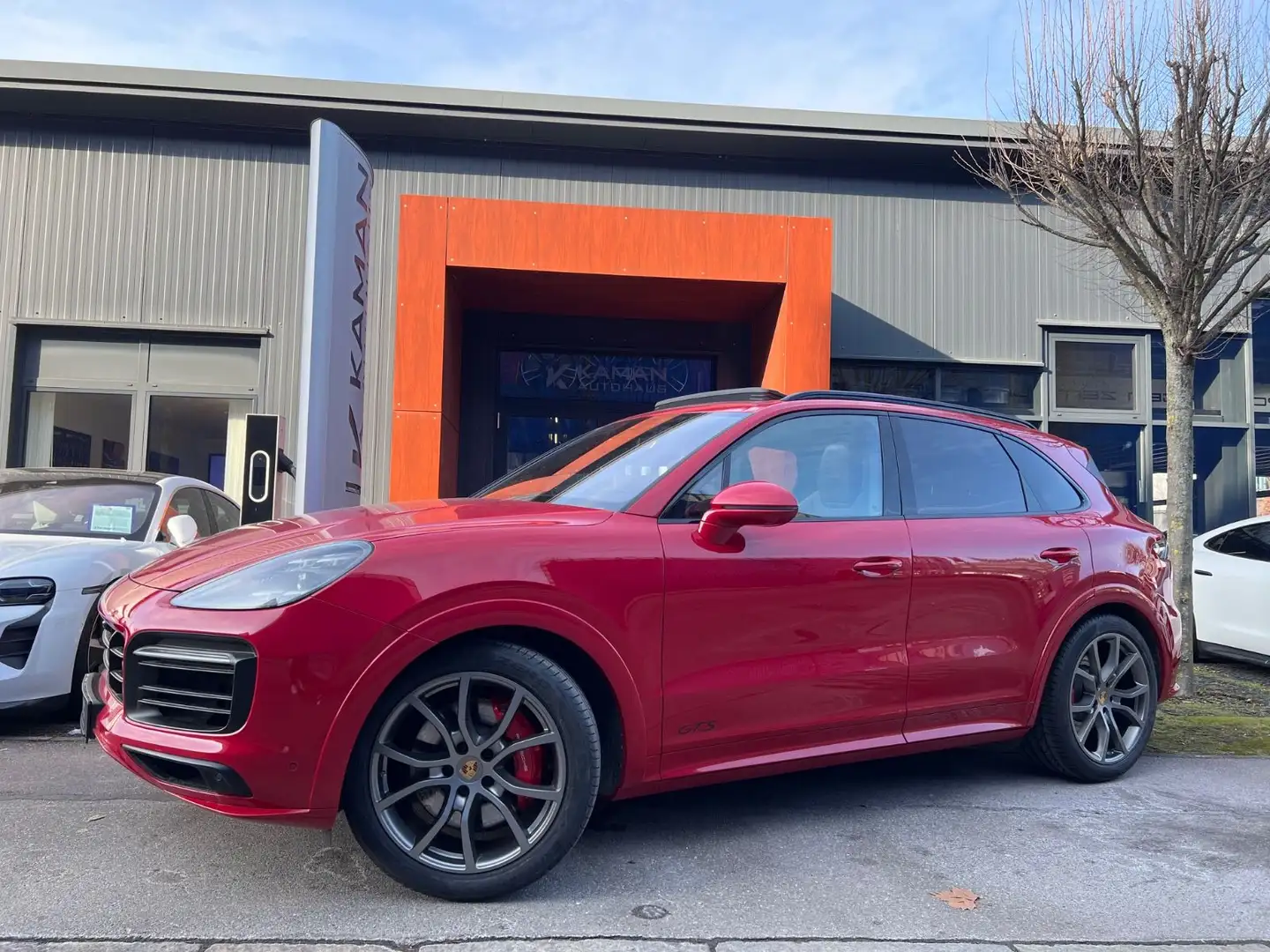 Porsche Cayenne GTS V8 #PDCC! HINTERACHS! MATRIX REMOTE! Rot - 1