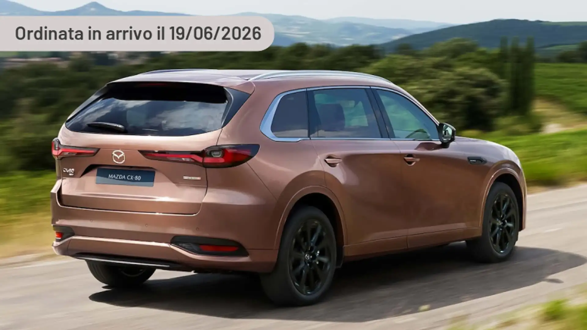 Mazda CX-80 2.5L e-Skyactiv G PHEV AWD Homura Argento - 2