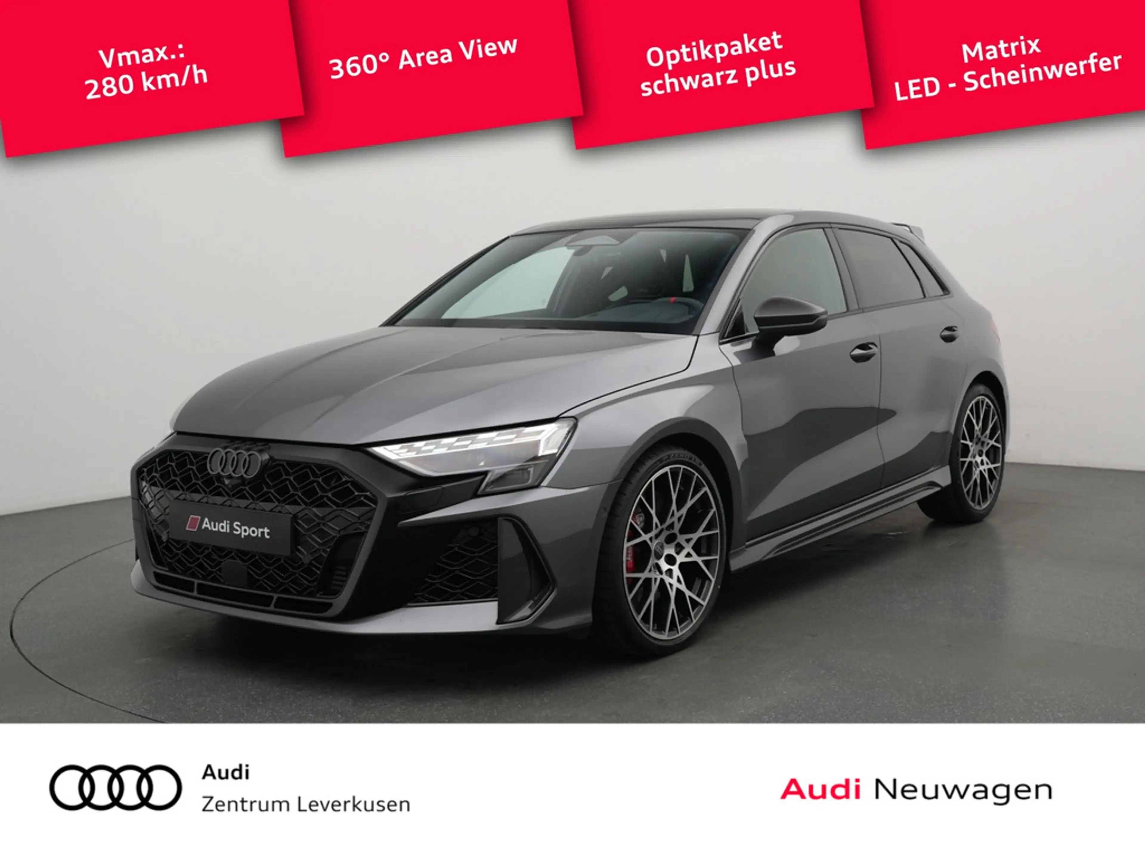 Audi RS3 MATRIX LEDER-WABE CARBONSPOILER NAVI VIRT PD